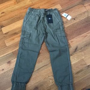 7 for all man kind jogger pants. Cotton material.